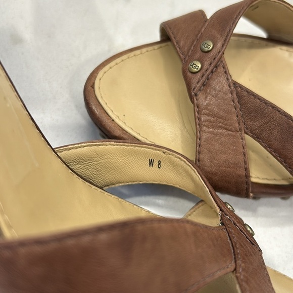 UGG Australia Rochelle Buckle Wedges Platforms Sandals for Women 8 - Picture 15 of 16